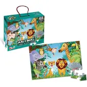 Askato Puzzle Jumbo Jungle 48 pièces