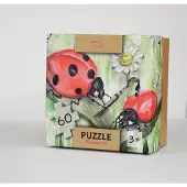 Mama Maluje Puzzle « La maman peint la coccinelle » – 60 pièces – Aquarelle – pour enfants