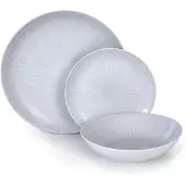 Barazzoni Égouttoir à vaisselle, 3 étages, porcelaine, gris