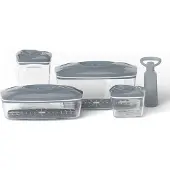 Dafi SeeYoo, ensemble de 4 boîtes hermétiques en acier inoxydable pour la conservation des aliments