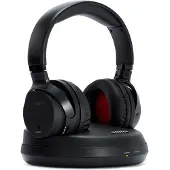 Ginza.se Casque TV sans fil - - WHF-930D - Noir - Émetteur RF stéréo - Portée 100 mètres