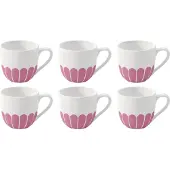 Villeroy & Boch 1045531420, autoportant, 0,07 l, rose, porcelaine, tasse, espresso