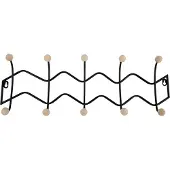PT Living Wandgarderobe Zig Zag 61 x 20 cm, Schwarz