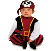 MOM Pirate Baby Costume Rouge 0-6 Months