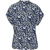 LASCANA Chemisier bleu / noir / blanc