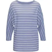Vivance T-shirt bleu clair / blanc cassé
