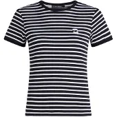 Karl Lagerfeld T-shirt 'Ikon' noir / blanc