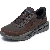 SKECHERS Slip-Ins: Arch Fit Orvan Veterschoenen Laag - Donkerbruin - Maat 40
