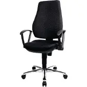 Topstar Chaise de bureau Power Star Profi contact permanent noir (42 - 55 cm)