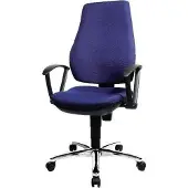 Topstar Chaise de bureau Power Star Profi bleu (42 - 55 cm)