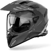 Airoh Bandit Solid, casque d aventure ,Gris Foncé/Gris Clair ,3XL