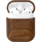 Woodcessories ECO505 AirCase Schutzhülle für Apple AirPods 1. und 2. Generation braun