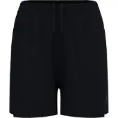Odlo Femmes, Pantalon de ski de fond, Damen Essential 4 Inch 2-In-1 Shorts (XS), Noir
