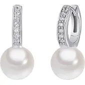Rafaela Donata Boucles d'oreilles argent / transparent / blanc perle