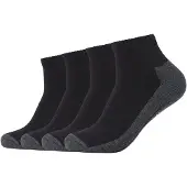 Camano Chaussettes de sport gris foncé / noir