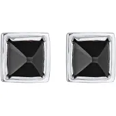 KUZZOI Boucles d'oreilles violet foncé / argent