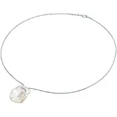 Valero Pearls Chaîne argent / blanc perle