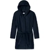 Schiesser Peignoir court bleu foncé
