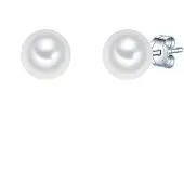 Rafaela Donata Boucles d'oreilles argent / blanc perle
