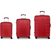 Gabol Ensemble de bagages rouge foncé