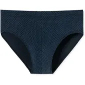 Schiesser Slip ' Mini ' bleu foncé