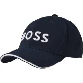 BOSS Casquette 'US-1' bleu foncé / blanc