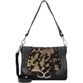 Campomaggi Sac bandoulière beige / noir