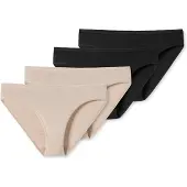 Schiesser Slip ' Modal Essentials ' beige / noir