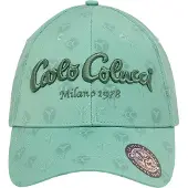 Carlo colucci Casquette ' Dengel ' vert / noir / blanc