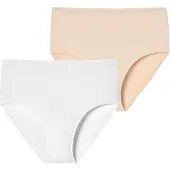 Schiesser Slip ' Invisible Soft ' sable / blanc