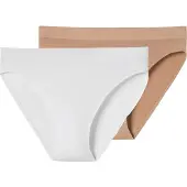 Schiesser Slip beige / blanc