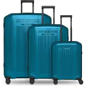 SMARTBOX Ensemble de bagages 'Edition 02' bleu foncé / noir