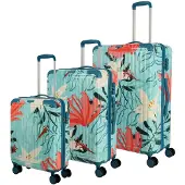 Travelite Ensemble de bagages crème / turquoise / rouge / noir
