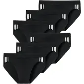 Schiesser Slip noir / blanc