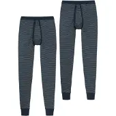 Schiesser Sous-vêtements longs 'Feinripp' bleu foncé