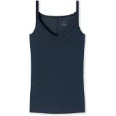 Schiesser Maillot de corps bleu nuit