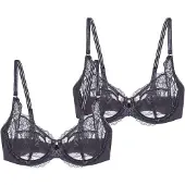 Triumph Soutien-gorge 'Wild Peony Florale' gris foncé