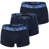 Emporio Armani Boxers marine / bleu cyan