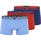 Emporio Armani Boxers bleu clair / bleu foncé / rouge / noir