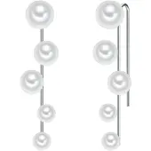 Lulu & Jane Boucles d'oreilles argent / transparent