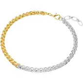 Lulu & Jane Chaîne or / argent