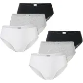 Schiesser Slip ' Modern Multipacks ' gris chiné / noir / blanc