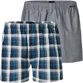 Schiesser Boxers bleu / noir / blanc