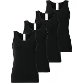 Schiesser Maillot de corps ' Modern Multipacks ' noir
