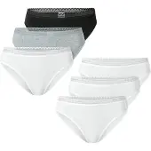 Schiesser Slip ' Modern Multipacks ' gris chiné / noir / blanc