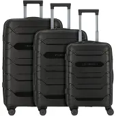 Polestream (STRZ) Ensemble de bagages noir