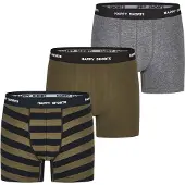 Happy Shorts Boxers ' Jersey ' cappuccino / gris chiné