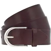 Vanzetti Ceinture brun foncé / argent