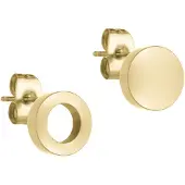 Liebeskind berlin Boucles d'oreilles 'Kreis' or