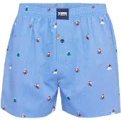 Happy Shorts Boxers ' XMAS ' bleu clair